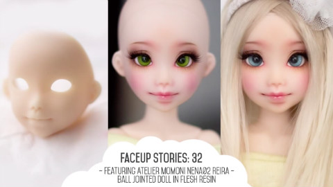 【BJD娃妆教程】Faceup Stories 32